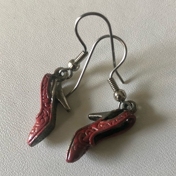 Earrings Red Shoes - Picture 3 of 11